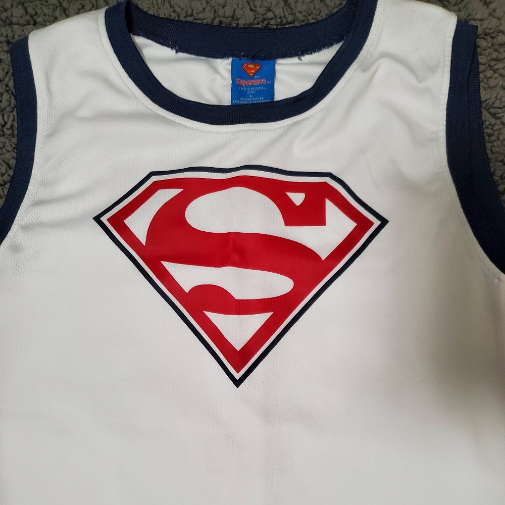 Rare Vintage Superman Basketball Jersey